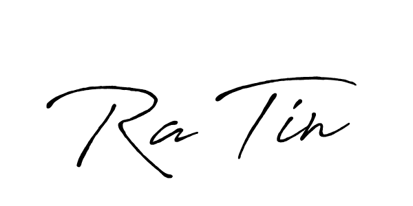 Make a beautiful signature design for name Ra Tin. With this signature (Antro_Vectra_Bolder) style, you can create a handwritten signature for free. Ra Tin signature style 7 images and pictures png