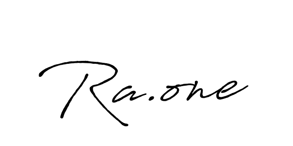 It looks lik you need a new signature style for name Ra.one. Design unique handwritten (Antro_Vectra_Bolder) signature with our free signature maker in just a few clicks. Ra.one signature style 7 images and pictures png