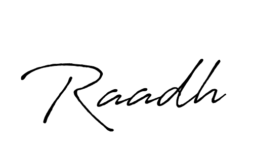Similarly Antro_Vectra_Bolder is the best handwritten signature design. Signature creator online .You can use it as an online autograph creator for name Raadh. Raadh signature style 7 images and pictures png