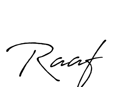 Also we have Raaf name is the best signature style. Create professional handwritten signature collection using Antro_Vectra_Bolder autograph style. Raaf signature style 7 images and pictures png