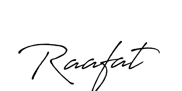 Create a beautiful signature design for name Raafat. With this signature (Antro_Vectra_Bolder) fonts, you can make a handwritten signature for free. Raafat signature style 7 images and pictures png