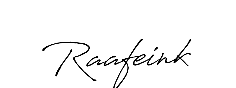 Use a signature maker to create a handwritten signature online. With this signature software, you can design (Antro_Vectra_Bolder) your own signature for name Raafeink. Raafeink signature style 7 images and pictures png