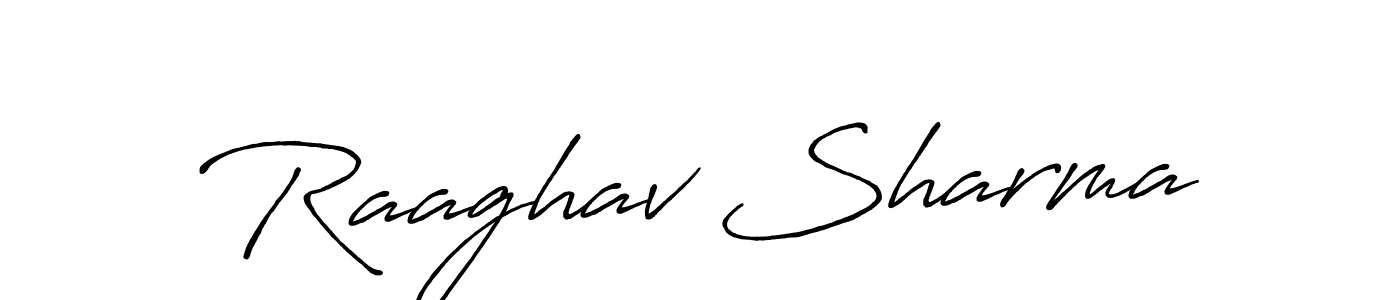 Also we have Raaghav Sharma name is the best signature style. Create professional handwritten signature collection using Antro_Vectra_Bolder autograph style. Raaghav Sharma signature style 7 images and pictures png