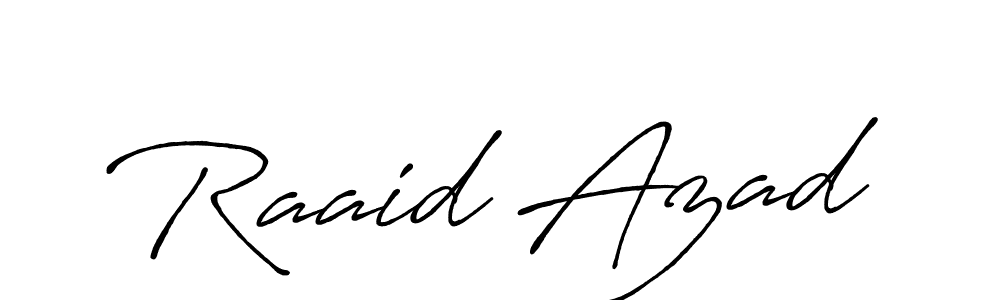 Once you've used our free online signature maker to create your best signature Antro_Vectra_Bolder style, it's time to enjoy all of the benefits that Raaid Azad name signing documents. Raaid Azad signature style 7 images and pictures png