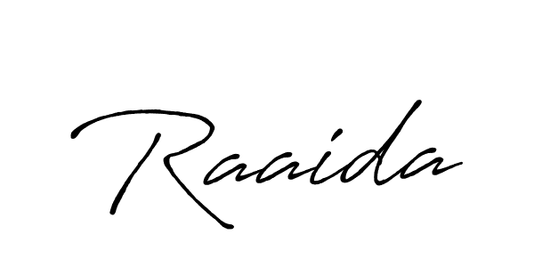 How to make Raaida signature? Antro_Vectra_Bolder is a professional autograph style. Create handwritten signature for Raaida name. Raaida signature style 7 images and pictures png