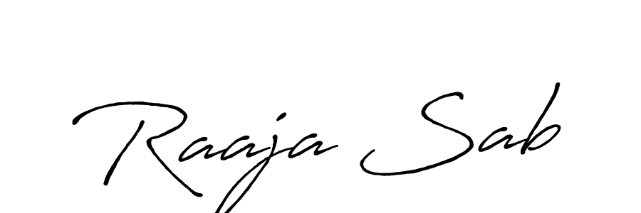 It looks lik you need a new signature style for name Raaja Sab. Design unique handwritten (Antro_Vectra_Bolder) signature with our free signature maker in just a few clicks. Raaja Sab signature style 7 images and pictures png