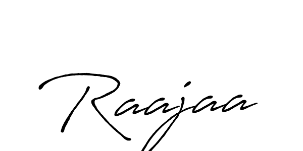 Create a beautiful signature design for name Raajaa. With this signature (Antro_Vectra_Bolder) fonts, you can make a handwritten signature for free. Raajaa signature style 7 images and pictures png