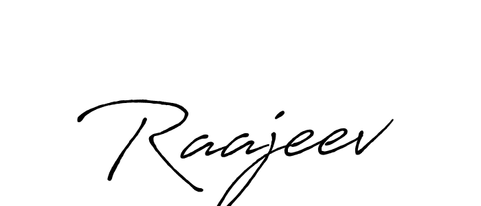 It looks lik you need a new signature style for name Raajeev. Design unique handwritten (Antro_Vectra_Bolder) signature with our free signature maker in just a few clicks. Raajeev signature style 7 images and pictures png