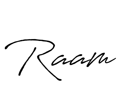 Also we have Raam name is the best signature style. Create professional handwritten signature collection using Antro_Vectra_Bolder autograph style. Raam signature style 7 images and pictures png