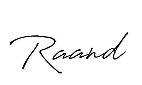 Also we have Raand name is the best signature style. Create professional handwritten signature collection using Antro_Vectra_Bolder autograph style. Raand signature style 7 images and pictures png