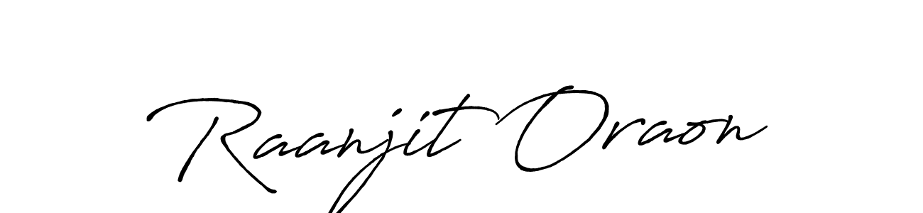 It looks lik you need a new signature style for name Raanjit Oraon. Design unique handwritten (Antro_Vectra_Bolder) signature with our free signature maker in just a few clicks. Raanjit Oraon signature style 7 images and pictures png