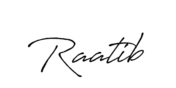 The best way (Antro_Vectra_Bolder) to make a short signature is to pick only two or three words in your name. The name Raatib include a total of six letters. For converting this name. Raatib signature style 7 images and pictures png