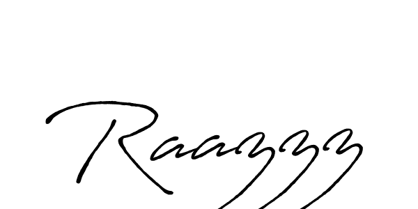 Raazzz stylish signature style. Best Handwritten Sign (Antro_Vectra_Bolder) for my name. Handwritten Signature Collection Ideas for my name Raazzz. Raazzz signature style 7 images and pictures png