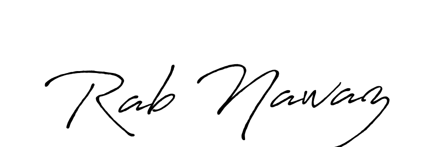 Antro_Vectra_Bolder is a professional signature style that is perfect for those who want to add a touch of class to their signature. It is also a great choice for those who want to make their signature more unique. Get Rab Nawaz name to fancy signature for free. Rab Nawaz signature style 7 images and pictures png