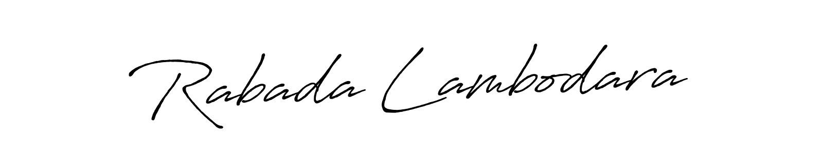 Once you've used our free online signature maker to create your best signature Antro_Vectra_Bolder style, it's time to enjoy all of the benefits that Rabada Lambodara name signing documents. Rabada Lambodara signature style 7 images and pictures png