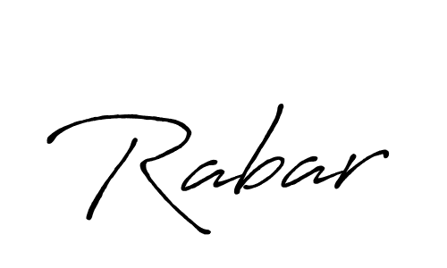 Also we have Rabar name is the best signature style. Create professional handwritten signature collection using Antro_Vectra_Bolder autograph style. Rabar signature style 7 images and pictures png