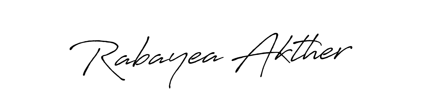 Once you've used our free online signature maker to create your best signature Antro_Vectra_Bolder style, it's time to enjoy all of the benefits that Rabayea Akther name signing documents. Rabayea Akther signature style 7 images and pictures png