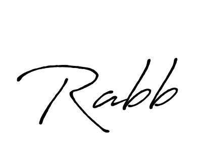 if you are searching for the best signature style for your name Rabb. so please give up your signature search. here we have designed multiple signature styles  using Antro_Vectra_Bolder. Rabb signature style 7 images and pictures png