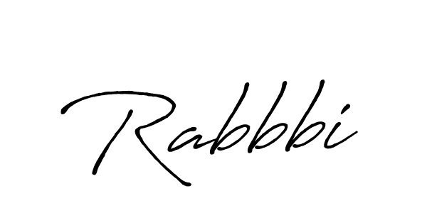 Rabbbi stylish signature style. Best Handwritten Sign (Antro_Vectra_Bolder) for my name. Handwritten Signature Collection Ideas for my name Rabbbi. Rabbbi signature style 7 images and pictures png