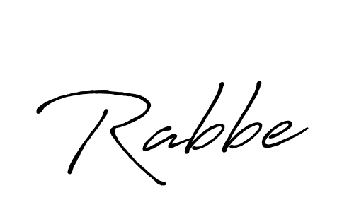 Create a beautiful signature design for name Rabbe. With this signature (Antro_Vectra_Bolder) fonts, you can make a handwritten signature for free. Rabbe signature style 7 images and pictures png