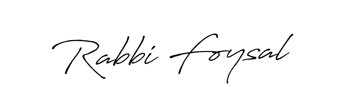 Rabbi Foysal stylish signature style. Best Handwritten Sign (Antro_Vectra_Bolder) for my name. Handwritten Signature Collection Ideas for my name Rabbi Foysal. Rabbi Foysal signature style 7 images and pictures png