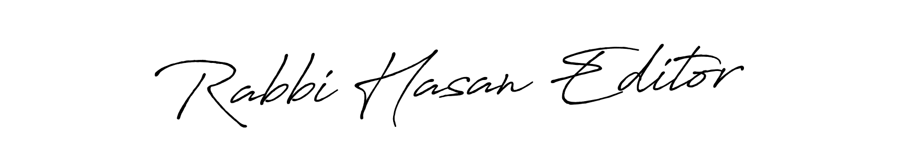 if you are searching for the best signature style for your name Rabbi Hasan Editor. so please give up your signature search. here we have designed multiple signature styles  using Antro_Vectra_Bolder. Rabbi Hasan Editor signature style 7 images and pictures png