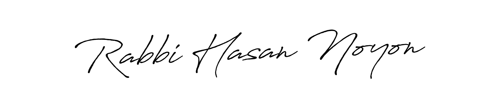 Similarly Antro_Vectra_Bolder is the best handwritten signature design. Signature creator online .You can use it as an online autograph creator for name Rabbi Hasan Noyon. Rabbi Hasan Noyon signature style 7 images and pictures png