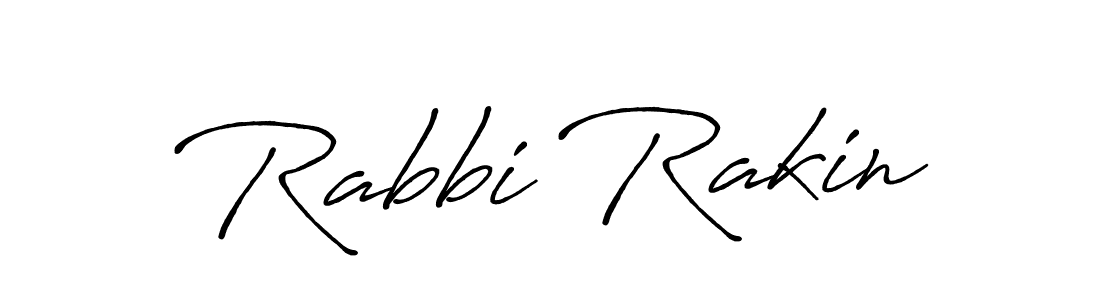 Rabbi Rakin stylish signature style. Best Handwritten Sign (Antro_Vectra_Bolder) for my name. Handwritten Signature Collection Ideas for my name Rabbi Rakin. Rabbi Rakin signature style 7 images and pictures png