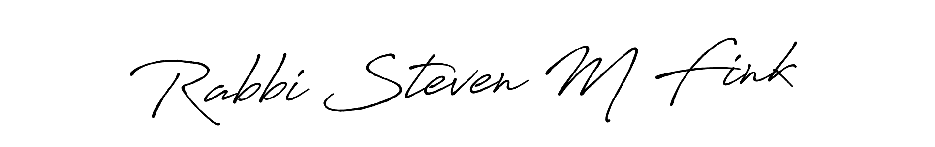 Similarly Antro_Vectra_Bolder is the best handwritten signature design. Signature creator online .You can use it as an online autograph creator for name Rabbi Steven M Fink. Rabbi Steven M Fink signature style 7 images and pictures png