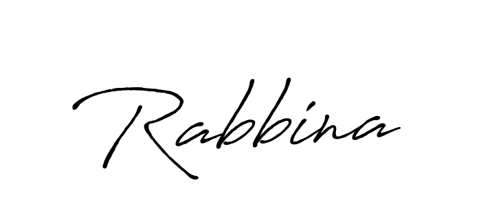 Similarly Antro_Vectra_Bolder is the best handwritten signature design. Signature creator online .You can use it as an online autograph creator for name Rabbina. Rabbina signature style 7 images and pictures png