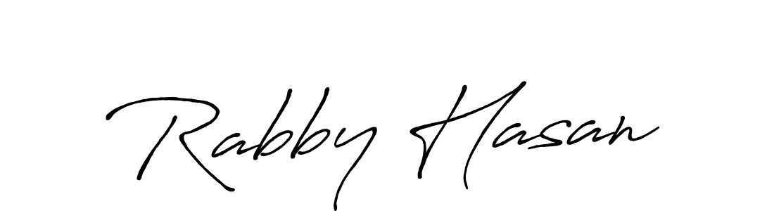 You should practise on your own different ways (Antro_Vectra_Bolder) to write your name (Rabby Hasan) in signature. don't let someone else do it for you. Rabby Hasan signature style 7 images and pictures png