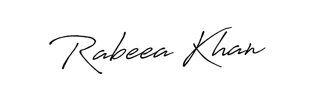 if you are searching for the best signature style for your name Rabeea Khan. so please give up your signature search. here we have designed multiple signature styles  using Antro_Vectra_Bolder. Rabeea Khan signature style 7 images and pictures png