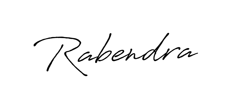 Design your own signature with our free online signature maker. With this signature software, you can create a handwritten (Antro_Vectra_Bolder) signature for name Rabendra. Rabendra signature style 7 images and pictures png