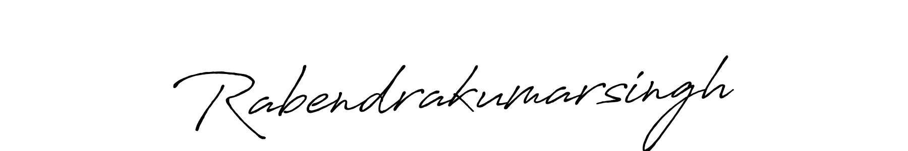 How to Draw Rabendrakumarsingh signature style? Antro_Vectra_Bolder is a latest design signature styles for name Rabendrakumarsingh. Rabendrakumarsingh signature style 7 images and pictures png