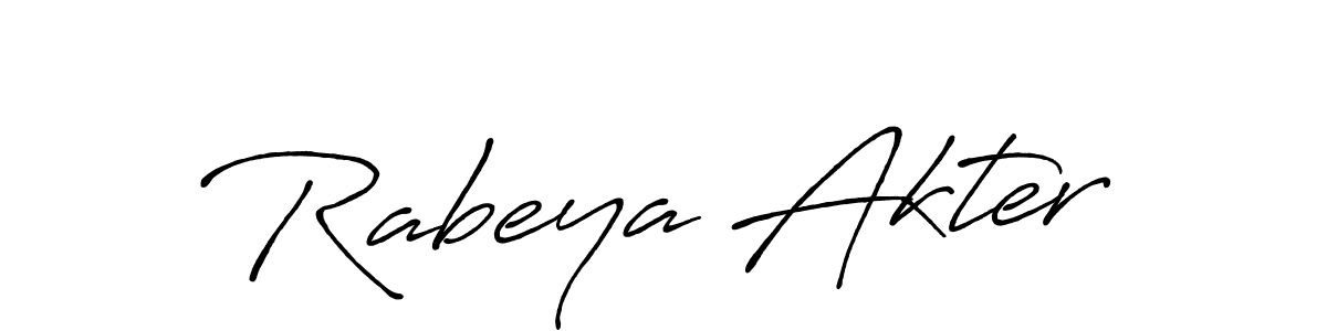 You can use this online signature creator to create a handwritten signature for the name Rabeya Akter. This is the best online autograph maker. Rabeya Akter signature style 7 images and pictures png