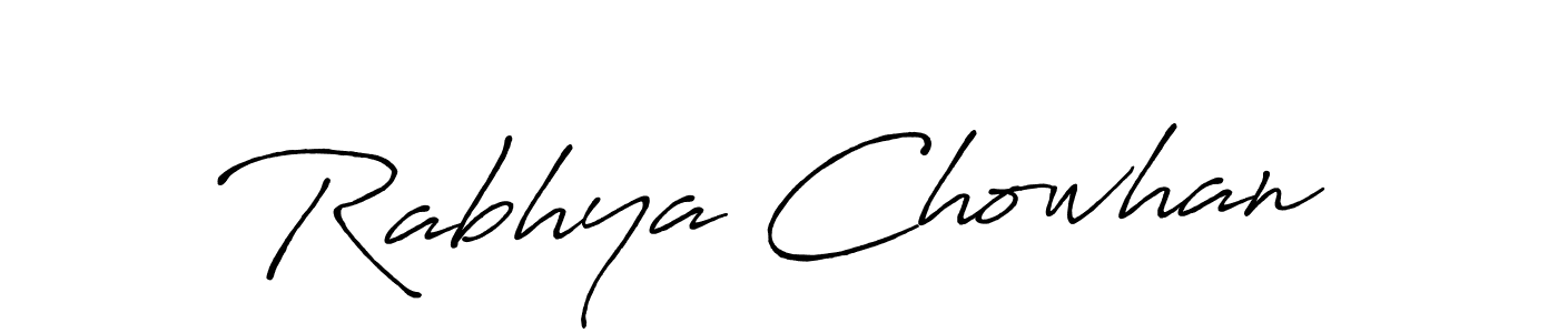 How to Draw Rabhya Chowhan signature style? Antro_Vectra_Bolder is a latest design signature styles for name Rabhya Chowhan. Rabhya Chowhan signature style 7 images and pictures png