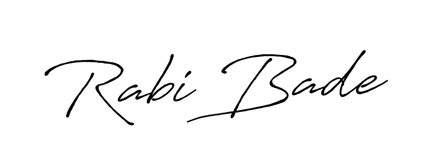 Make a short Rabi Bade signature style. Manage your documents anywhere anytime using Antro_Vectra_Bolder. Create and add eSignatures, submit forms, share and send files easily. Rabi Bade signature style 7 images and pictures png