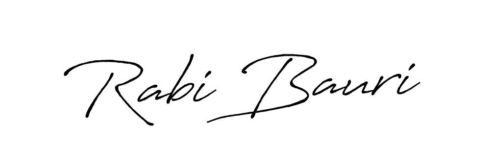 The best way (Antro_Vectra_Bolder) to make a short signature is to pick only two or three words in your name. The name Rabi Bauri include a total of six letters. For converting this name. Rabi Bauri signature style 7 images and pictures png