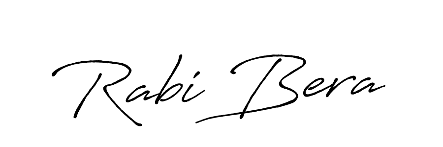 Also You can easily find your signature by using the search form. We will create Rabi Bera name handwritten signature images for you free of cost using Antro_Vectra_Bolder sign style. Rabi Bera signature style 7 images and pictures png