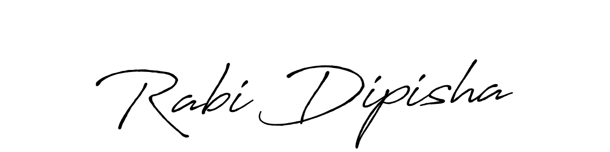 How to make Rabi Dipisha signature? Antro_Vectra_Bolder is a professional autograph style. Create handwritten signature for Rabi Dipisha name. Rabi Dipisha signature style 7 images and pictures png