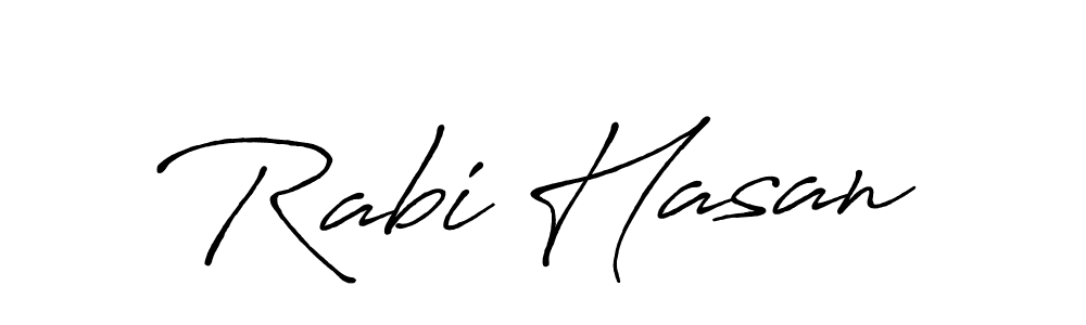The best way (Antro_Vectra_Bolder) to make a short signature is to pick only two or three words in your name. The name Rabi Hasan include a total of six letters. For converting this name. Rabi Hasan signature style 7 images and pictures png