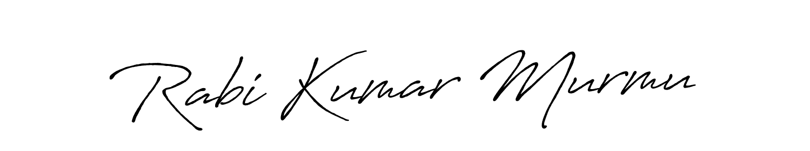 You should practise on your own different ways (Antro_Vectra_Bolder) to write your name (Rabi Kumar Murmu) in signature. don't let someone else do it for you. Rabi Kumar Murmu signature style 7 images and pictures png