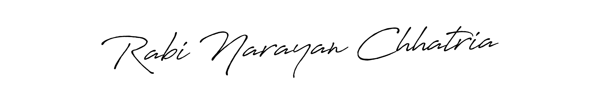 Rabi Narayan Chhatria stylish signature style. Best Handwritten Sign (Antro_Vectra_Bolder) for my name. Handwritten Signature Collection Ideas for my name Rabi Narayan Chhatria. Rabi Narayan Chhatria signature style 7 images and pictures png