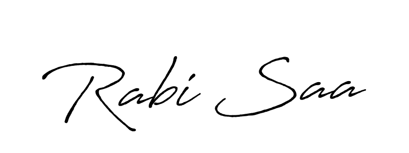 if you are searching for the best signature style for your name Rabi Saa. so please give up your signature search. here we have designed multiple signature styles  using Antro_Vectra_Bolder. Rabi Saa signature style 7 images and pictures png
