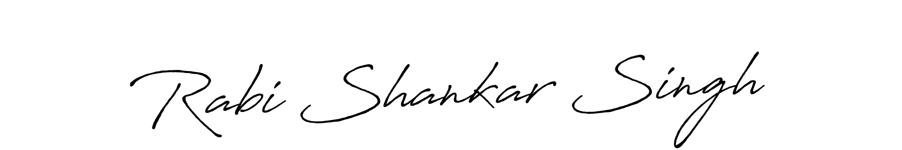 How to Draw Rabi Shankar Singh signature style? Antro_Vectra_Bolder is a latest design signature styles for name Rabi Shankar Singh. Rabi Shankar Singh signature style 7 images and pictures png