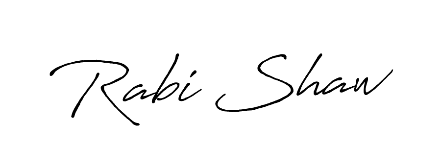 Rabi Shaw stylish signature style. Best Handwritten Sign (Antro_Vectra_Bolder) for my name. Handwritten Signature Collection Ideas for my name Rabi Shaw. Rabi Shaw signature style 7 images and pictures png