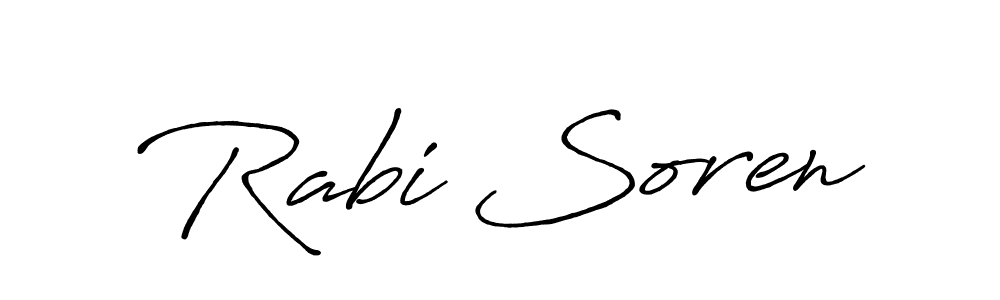 Also we have Rabi Soren name is the best signature style. Create professional handwritten signature collection using Antro_Vectra_Bolder autograph style. Rabi Soren signature style 7 images and pictures png