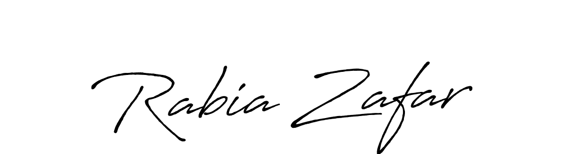 Antro_Vectra_Bolder is a professional signature style that is perfect for those who want to add a touch of class to their signature. It is also a great choice for those who want to make their signature more unique. Get Rabia Zafar name to fancy signature for free. Rabia Zafar signature style 7 images and pictures png