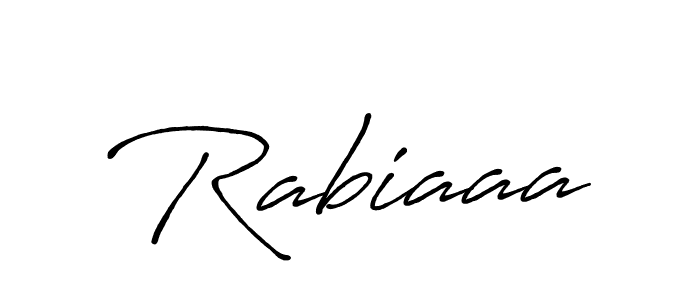 Also we have Rabiaaa name is the best signature style. Create professional handwritten signature collection using Antro_Vectra_Bolder autograph style. Rabiaaa signature style 7 images and pictures png