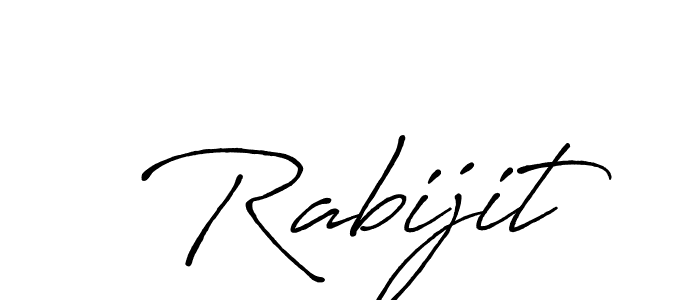 Also we have Rabijit name is the best signature style. Create professional handwritten signature collection using Antro_Vectra_Bolder autograph style. Rabijit signature style 7 images and pictures png